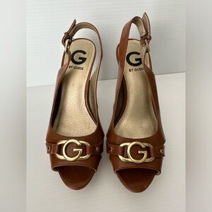 G by Guess Platform High Heel Shoes Caramel color in Size 7